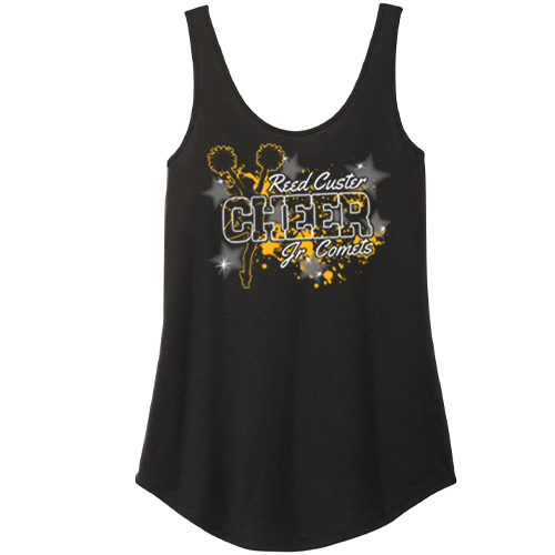 cheer 7 relaxted tank black