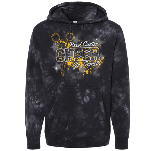 cheer 7 tiedye hoodie